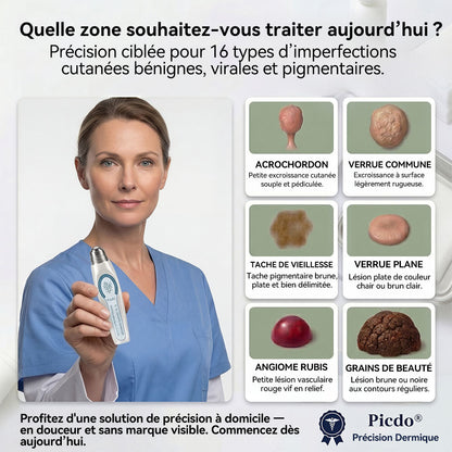 Boutique officielle de la marque 🔊 𝐏i𝐜𝐝o® 7 Jours Effaceur de taches et d’excroissances cutanées(Zéro douleur, zéro cicatrice – Roller)