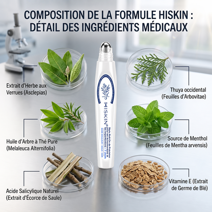 Boutique officielle de la marque 🔊 HISKIN® 7 Jours Effaceur de taches et d’excroissances cutanées(Zéro douleur, zéro cicatrice – Roller)