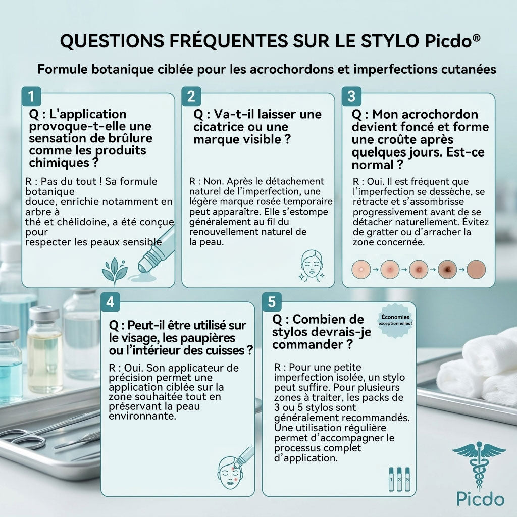Boutique officielle de la marque 🔊 𝐏i𝐜𝐝o® 7 Jours Effaceur de taches et d’excroissances cutanées(Zéro douleur, zéro cicatrice – Roller)